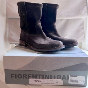 Fiorentini + Baker NEW ENOLA brown suede boot - size 36